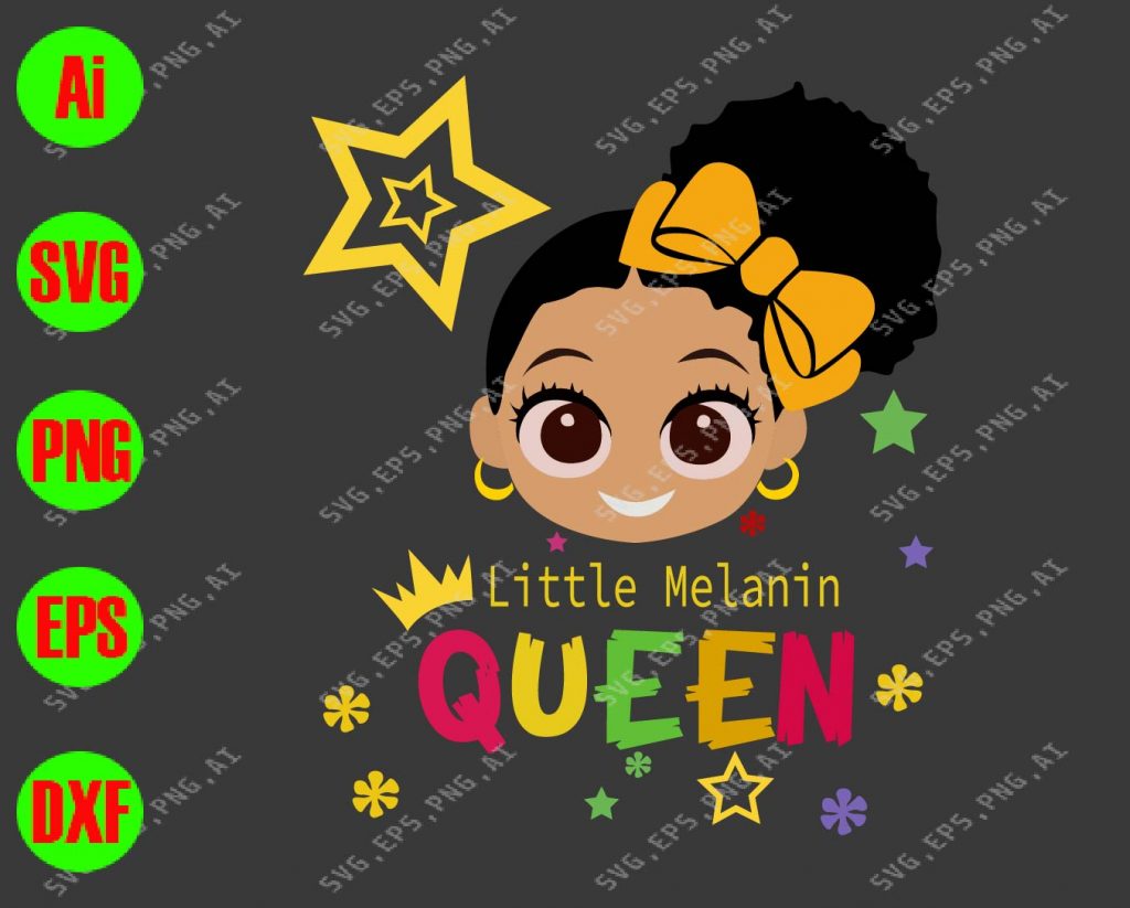 Free Free Little Melanin Queen Svg 550 SVG PNG EPS DXF File