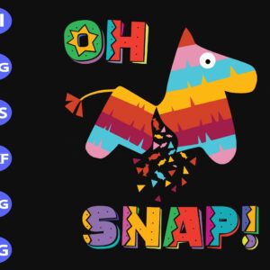 S8370 scaled Oh snap! svg, dxf,eps,png, Digital Download