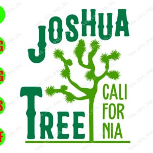 S8464 01 Joshua tree California svg, dxf,eps,png, Digital Download