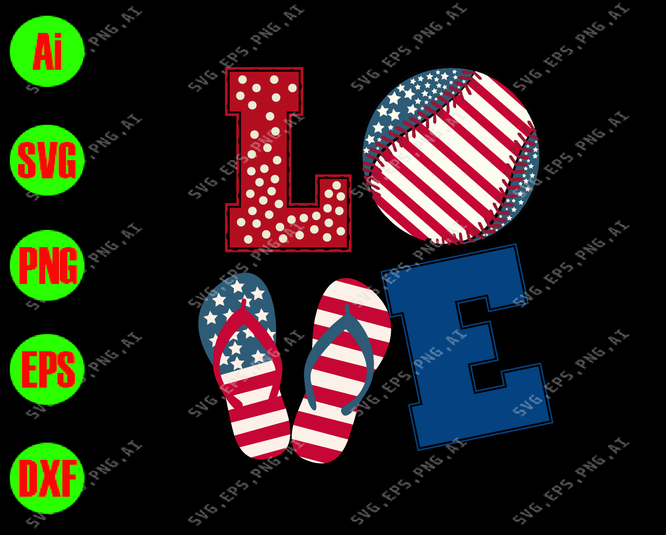 Download Love Baseball Svg Dxf Eps Png Digital Download Designbtf Com