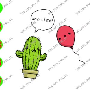 WATERMARK 01 207 why not me? svg, dxf,eps,png, Digital Download