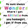 Auntie saurus is such a cute way to describe that I would rip you open & your insides if you hurt my child. rawr svg, dxf,eps,png, Digital Download