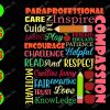 WATERMARK 01 236 Paraprofessional care guide fun inspire svg, dxf,eps,png, Digital Download