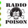 WATERMARK 01 88 Radio poison svg, dxf,eps,png, Digital Download