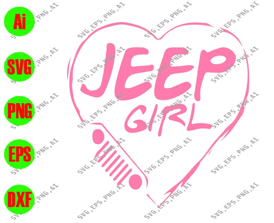 Download Jeep Girl Svg Jeep Svg Dxf Eps Png Digital Download Designbtf Com