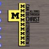 WTM 01 149 I can do all things through christ who strengthens me svg, dxf,eps,png, Digital Download