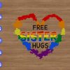 WTM 01 154 Free sister hugs svg, dxf,eps,png, Digital Download
