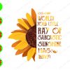 WTM 01 20 Good Morning World Your Little Ray Of Sarcastic Sunshine Has Arrived svg, dxf,eps,png, Digital Download