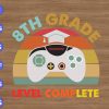 WTM 01 255 8th Grade Level Complete svg, dxf,eps,png, Digital Download