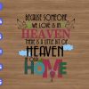 WTM 01 334 Because someone we love is in heaven there is a little bit of heaven our home svg, dxf,eps,png, Digital Download