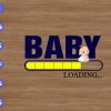 WTM 01 342 Baby loading... svg, dxf,eps,png, Digital Download