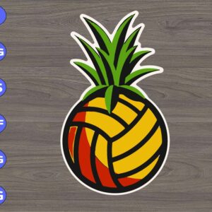 WTM 125 Voleyball Pinaple svg, dxf,eps,png, Digital Download