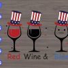 WTM 127 Red Wine and Blue svg, dxf,eps,png, Digital Download