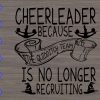 s5460 scaled Cheerleader Because The Quidditch Team Is No Longer Recruiting svg, dxf,eps,png, Digital Download