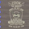 s5673 scaled Cook The Hardest Part Of My Job Is Being Nice To Peole Who Think They Know How To Do My Job svg, dxf,eps,png, Digital Download