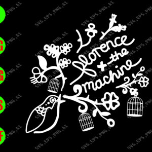 s5693 01 Florence the machine svg, dxf,eps,png, Digital Download