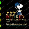 s6020 01 1 Retired Corrections Officer svg, snoopy svg, dxf,eps,png, Digital Download