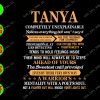 s6032 01 Tanya copetely unexplainable nothices everything but won't say it svg, dxf,eps,png, Digital Download