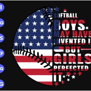 s8112 scaled Softball boys may have invented it but girls perfected it svg, dxf,eps,png, Digital Download