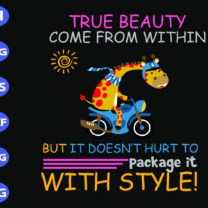 s8176 scaled True beauty comes from within but is doesn't hurt to package it with style! svg, dxf,eps,png, Digital Download