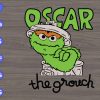 s8225 scaled Oscar the grouch svg, dxf,eps,png, Digital Download
