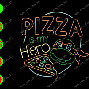 s8232 01 Pizza is my hero svg, dxf,eps,png, Digital Download