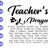 s8449 scaled Teacher's prayer lord, please bless my students and help them as they grow may I teach them faithfutly svg, dxf,eps,png, Digital Download