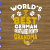 wtm 01 73 World's Best german shorthaired pointer grandma svg, dxf,eps,png, Digital Download