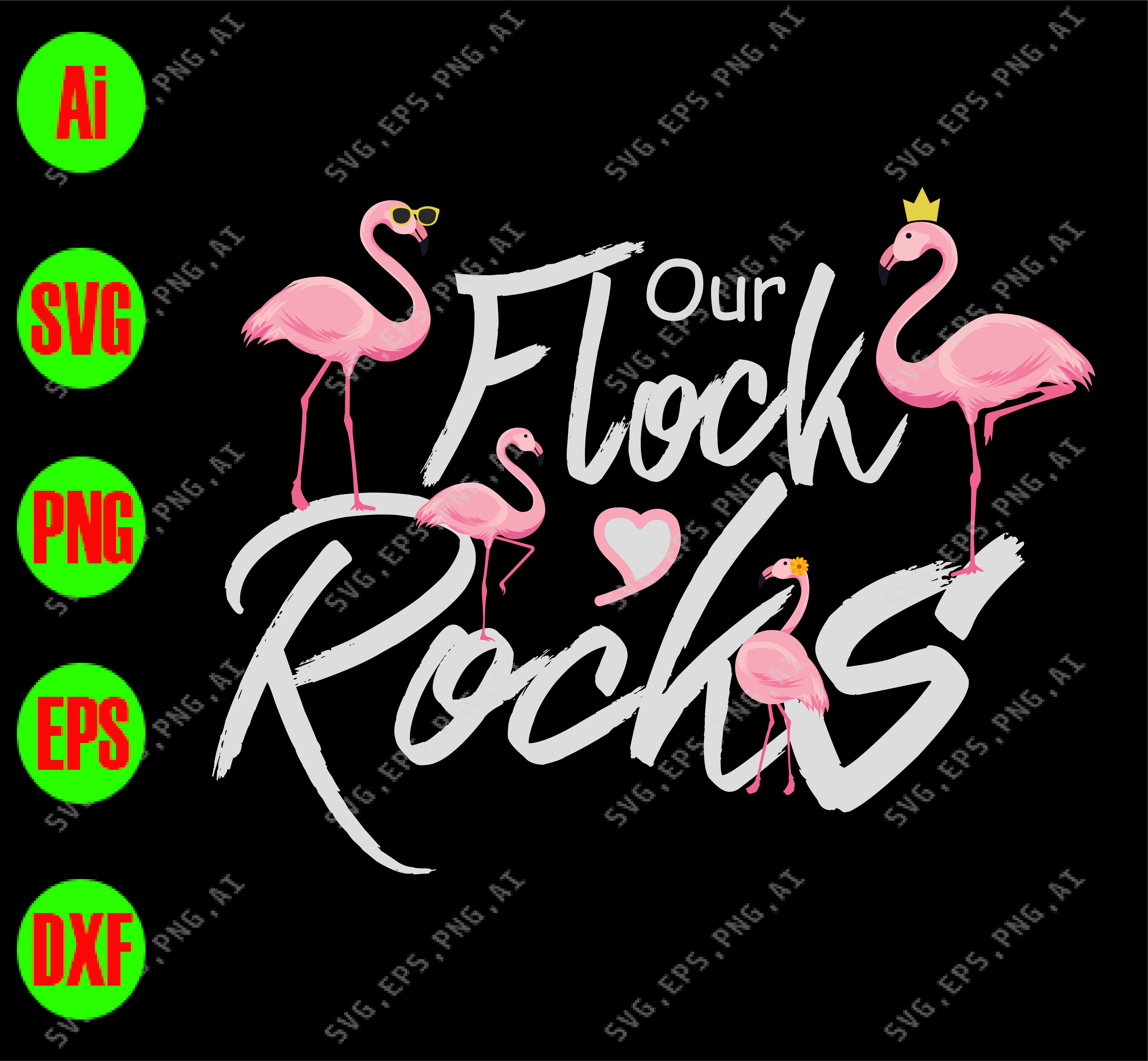 Our Flock Rocks Svg Dxf Eps Png Digital Download Designbtf Com,Strawberry Wine Lyrics