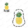 SS183 01 Teach like a pineapple, stand tall have a touch outer svg, dxf,eps,png, Digital Download