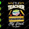 WATERMARK 01 46 I'm a teacher my wallet is empty my nevers are shot, my voice is the teacher's voice, my schedule is crazy svg, dxf,eps,png, Digital Download