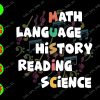 WATERMARK 01 57 Math language history reading science svg, dxf,eps,png, Digital Download