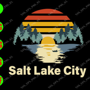 WATERMARK 01 73 Salt lake city svg, dxf,eps,png, Digital Download
