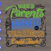 WTM 01 81 What parents parented so teachers could teach svg, dxf,eps,png, Digital Download