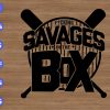 ss1034 01 Savages box svg, dxf,eps,png, Digital Download
