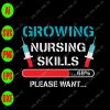 ss1040 01 scaled Growing nursing skills 68% please wait svg, dxf,eps,png, Digital Download