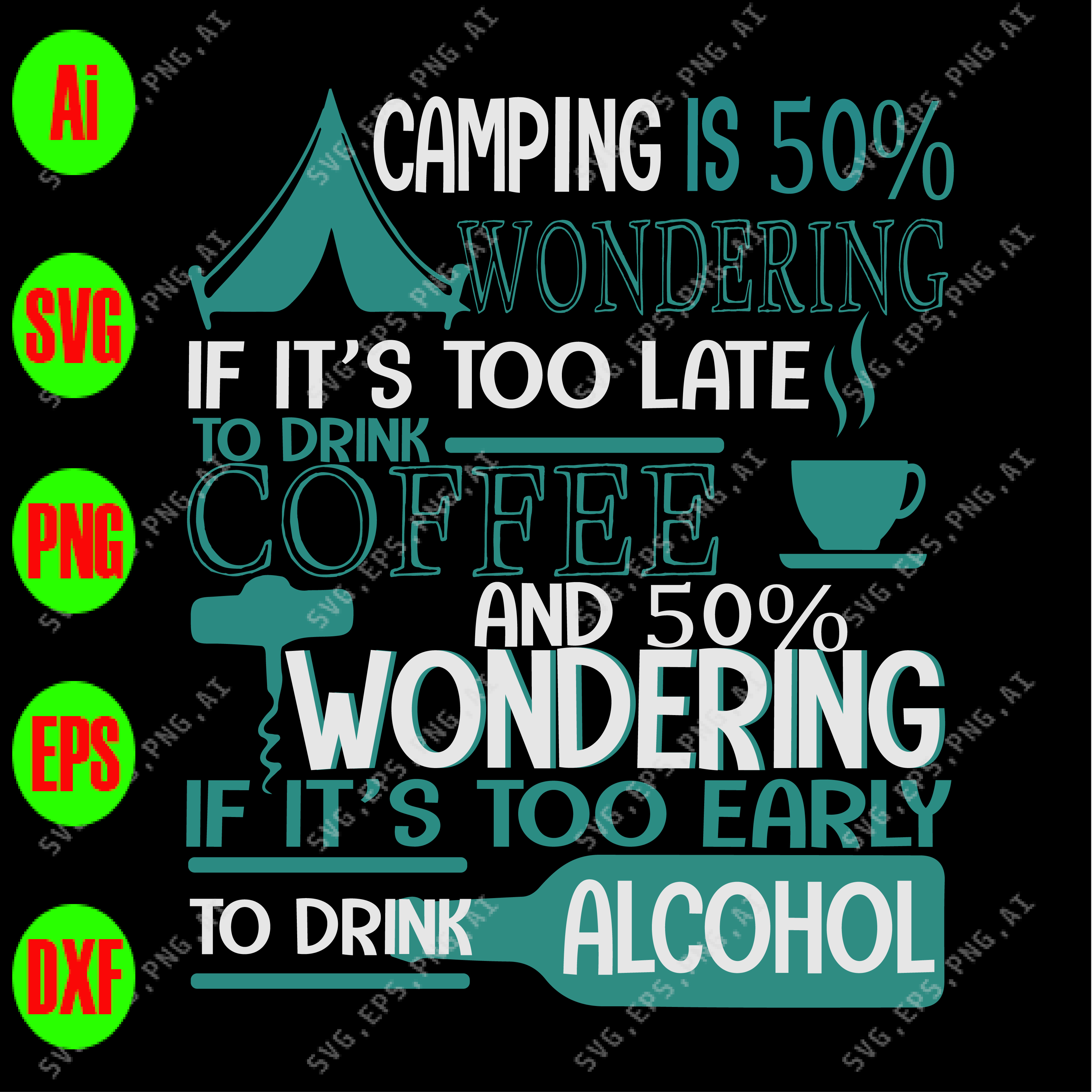 Free Free 308 Camping Coffee Svg SVG PNG EPS DXF File