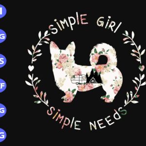 ss1061 01 scaled Simple girl Simple neess svg, dxf,eps,png, Digital Download
