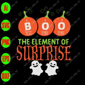 ss1411 01 scaled Boo the element of surprise svg, dxf,eps,png, Digital Download