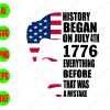 ss159 01 scaled History began on July 4th 1776 everything before that was a mistake svg, dxf,eps,png, Digital Download