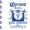 ss162 scaled Gorona extra la cerveza mas fina cold cerveza svg, dxf,eps,png, Digital Download
