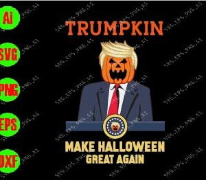 ss2051 01 Trumpkin make halloween great again svg, dxf,eps,png, Digital Download
