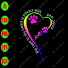 wtm The road to my heart is paved with paw prints svg, dxf,eps,png, Digital Download