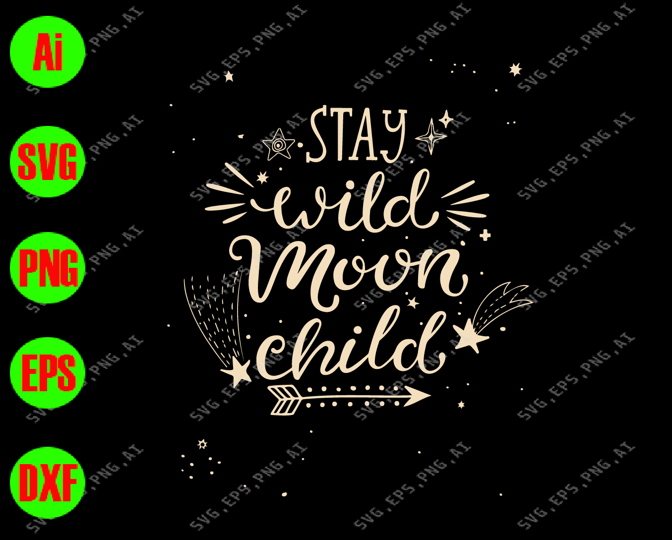 Free Free Stay Wild Moon Child Svg Free 627 SVG PNG EPS DXF File