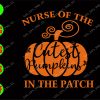 WATERMARK 01 60 Nurse of the cutest pumpkins in the patch svg, dxf,eps,png, Digital Download