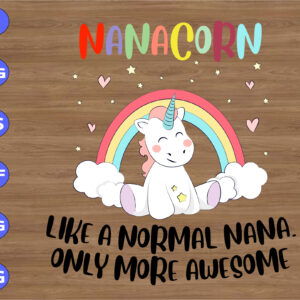 ss2007 01 Nanacorn like a normal nana only more awesome svg, dxf,eps,png, Digital Download