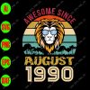 ss2056 01 scaled Awesome since august 1990 svg, dxf,eps,png, Digital Download