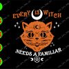 WATERMARK 01 1 Every 13 witch a familiar svg, dxf,eps,png, Digital Download