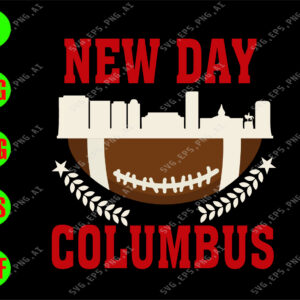 WATERMARK 01 29 New day columbus svg, dxf,eps,png, Digital Download