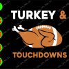 WATERMARK 01 41 Turkey touchdowns svg, dxf,eps,png, Digital Download